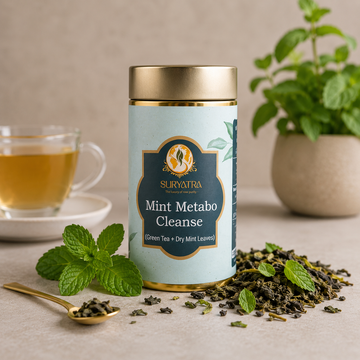 Mint Metabo Cleanse Herbal Tea By Suryatra | 100g