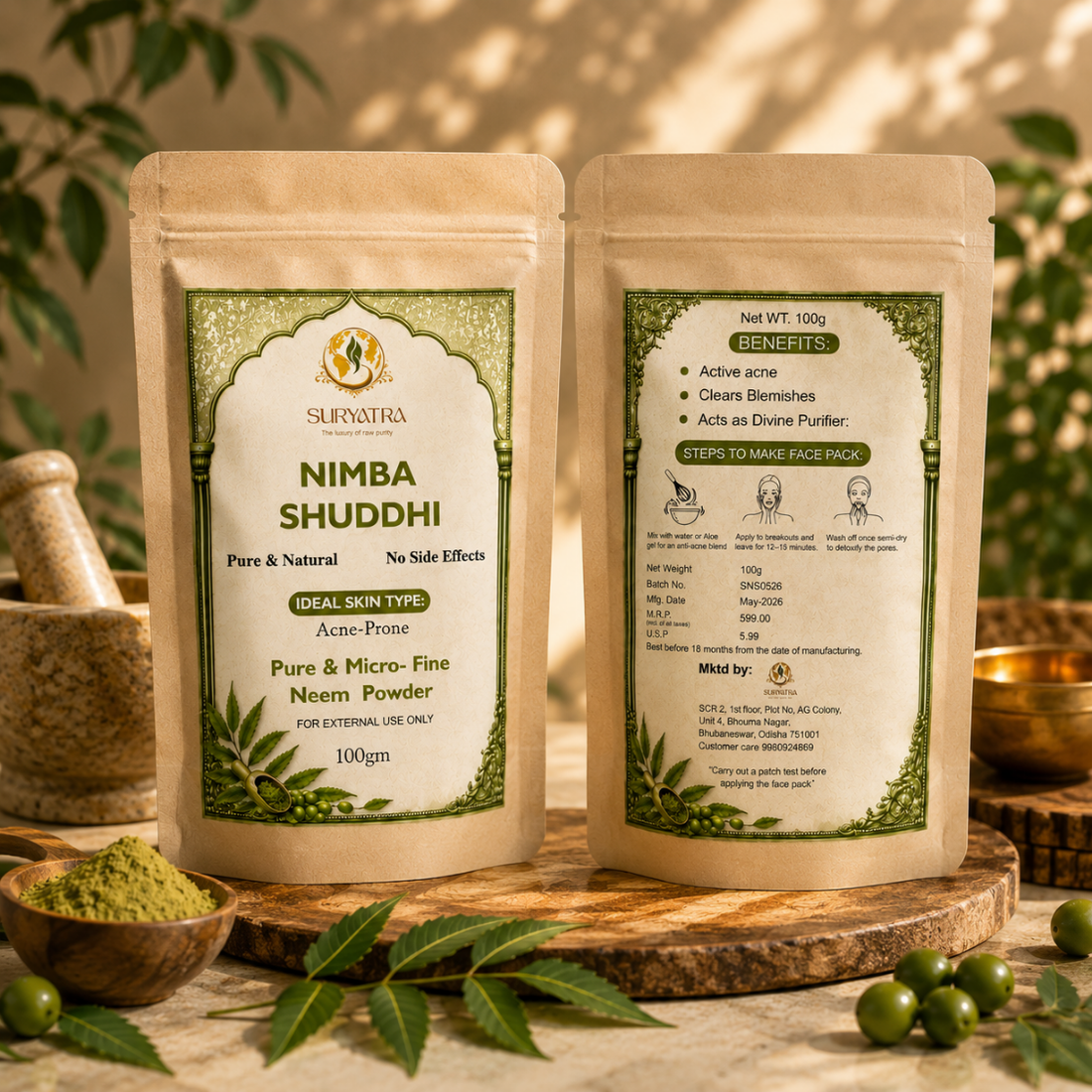 Nimba Shuddhi Neem Powder by Suryatra | 100g
