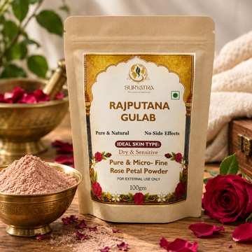 Rajputana Gulab Rose Petal Powder by Suryatra | 100g