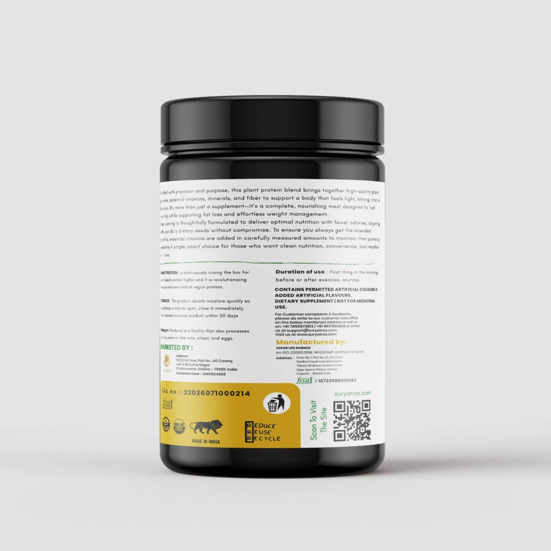 Malai Kulfi Plant Protein Blend by Suryatra