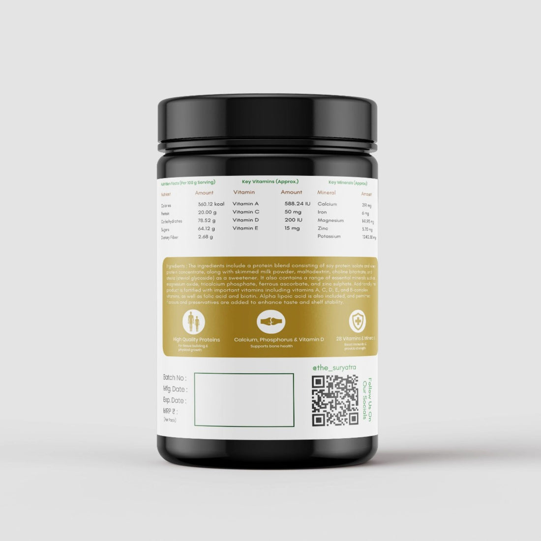Protein For All Vanilla Blend by Suryatra