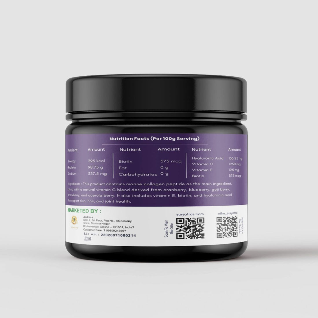 Advanced Collagen Powder Blend by Suryatra